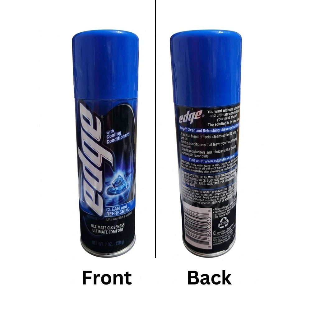Edge Clean and Refreshing Shave Gel with Cooling Conditioners 7 oz Discontinued